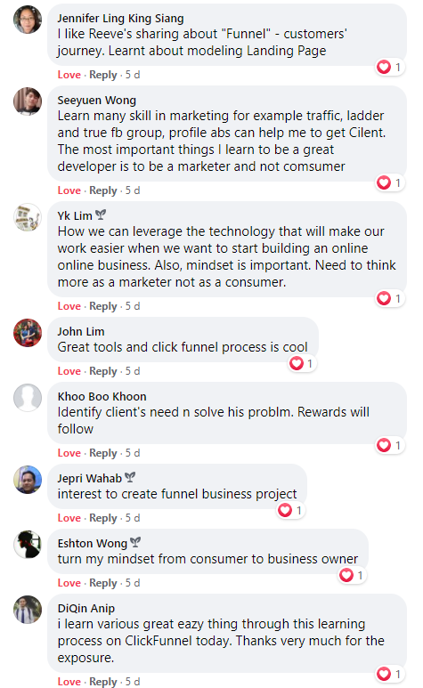 Workshop review screenshot
